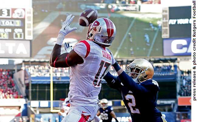 Coleman at Rutgers -- photo credit Rutgers Football
